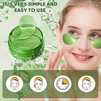 Aero Zen Aloe Vera Eye Mask- 60 PCS Aloe Vera Under Eye Patches-Under Eye - Image 2