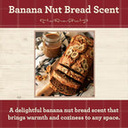 Our Own Candle Company, Banana Nut Bread Scented Mason Jar Candle, 100 Hour - Image 2