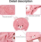 Lamoutor 3Pcs Hair Drying Towel - Image 4