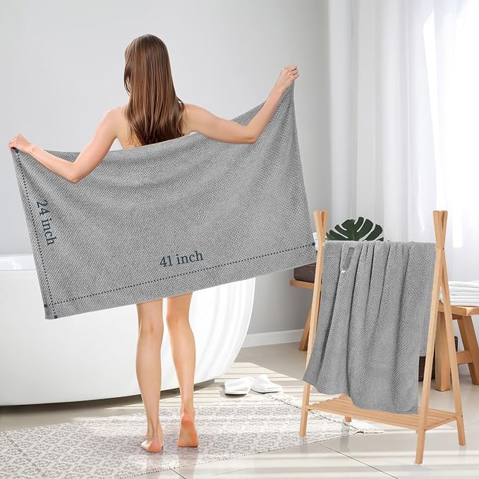 BEoffer 2 Pack Microfiber Hair Towel - Image 5