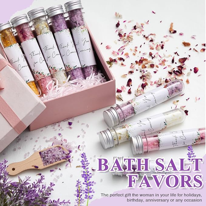 12 Pcs Aromatherapy Bath Salts Test Tube Bath Salts - Image 4