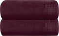 GLAMBURG 100% Cotton Oversized 2 Pack Bath Sheets 35x70, Ultra Soft Highly by GLAMBURG