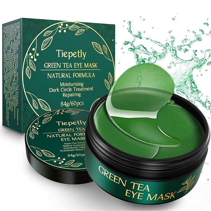 Tiepetly Under Eye Masks, Collagen Eye Mask, Under Eye Patches by Tiepetly