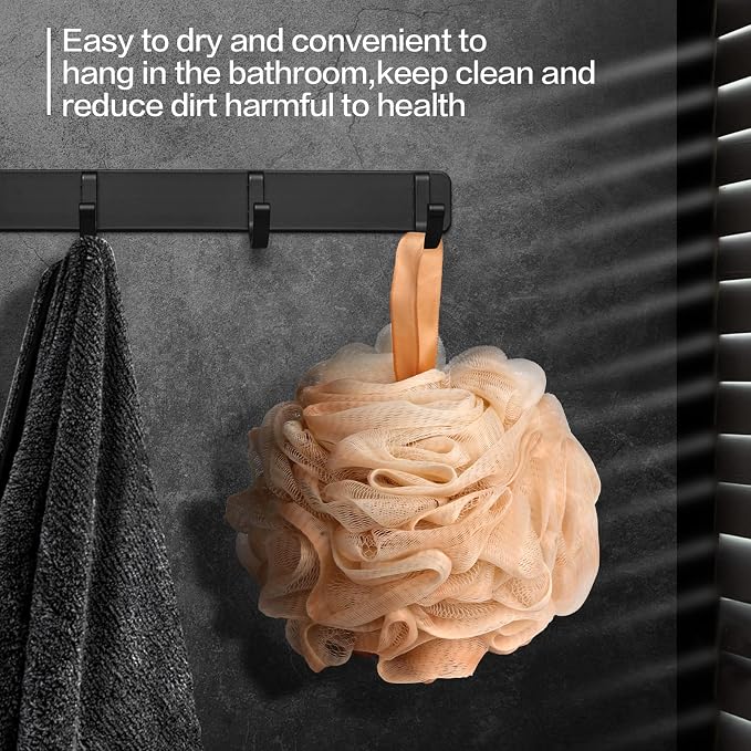Fishent Loofah Bath Sponge Shower Loofahs, 4 Pack Soft Loofa Exfoliating Body - Image 3