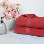 SUPERIOR Egyptian Cotton Pile Bath Sheet Set of 2, Ultra Soft Luxury Towels by SUPERIOR