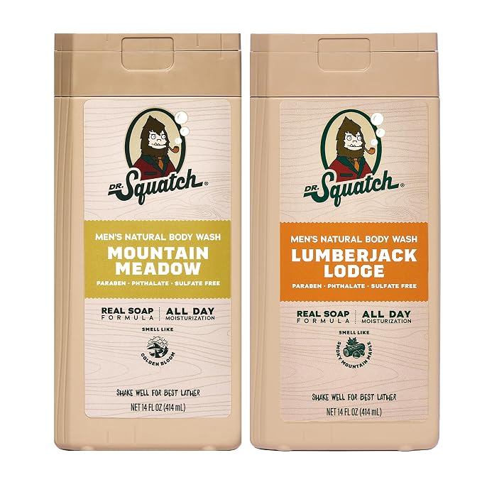 Dr. Squatch Natural Men's Body Wash Shower Gel by DrSquatch