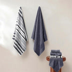 Modern Threads Pax 6-Piece Reversible Yarn Dyed Jacquard Towel Set - Image 2