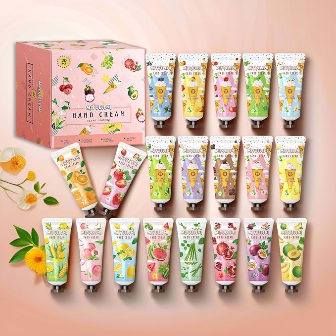 20 Pack Hand Cream Gift Set, Mothers Day Gifts, Moisturizing Hand Lotion Travel - Image 3