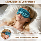 Sleep Mask Silk Eye Mask for Men Sleeping Mask, Adjustable Elastic Strap for - Image 2