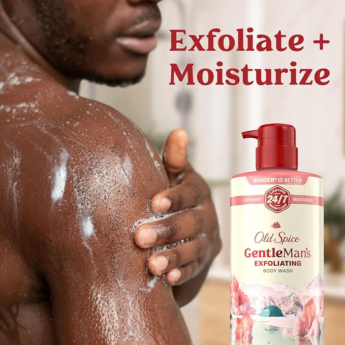 Old Spice GentleMan's Exfoliating & Moisturizing Body Wash - Image 3