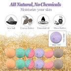 Foot Bath Bombs 12 Pack, Organic Foot Soak - Image 6