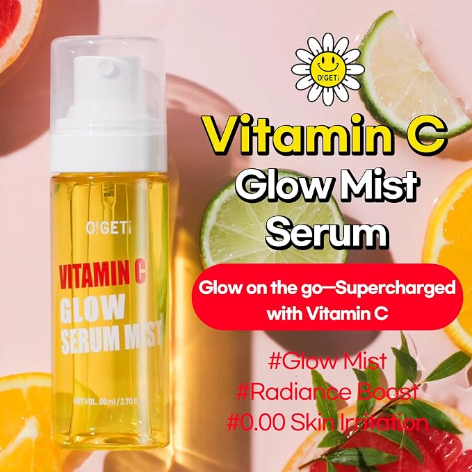 Vitamin C Glow Serum Mist, Hydrating & Brightening Facial Mist - Image 2