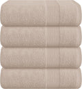 Belizzi Home 4 Pack Bath Towel Set 27x54, 100% Ring Spun Cotton, Ultra Soft by Unknown