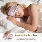 Sleep Mask Silk Eye Mask for Men Sleeping Mask, Adjustable Elastic Strap for - Image 5