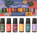Folkulture Floral Essential Oils Set | 6 Fragrance Oils Set by FOLKULTURE