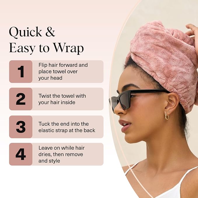 Kitsch Plush Microfiber Hair Towel Wrap - Image 7