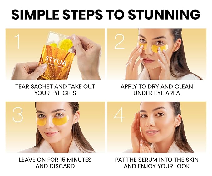 Stylia Under Eye Patches for Dark Circles and Puffy Eyes - Image 6