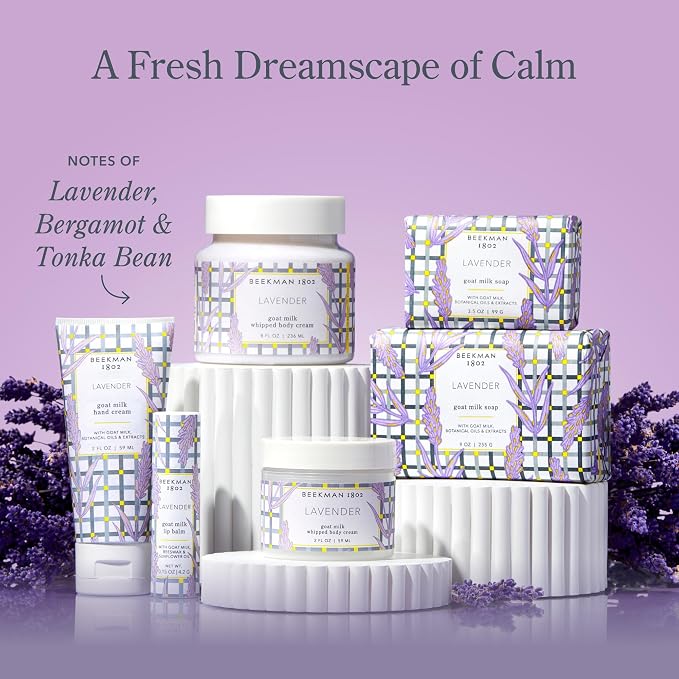 Beekman 1802 Goat Milk Hand Cream – Lavender – Scented – 2 oz – Moisturizing - Image 5