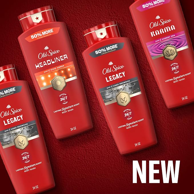 Old Spice Body Wash for Men, 24/7 Shower Fresh & Clean - Image 12
