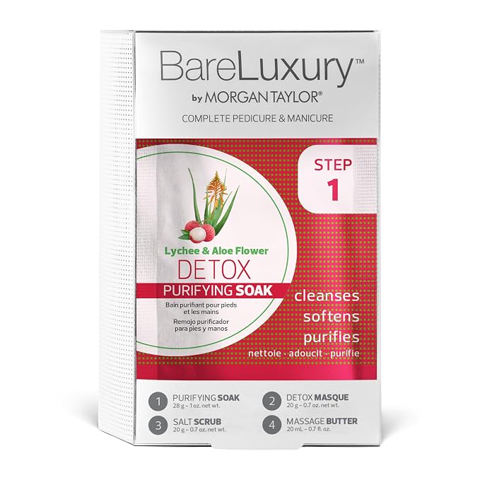 Morgan Taylor BareLuxury 4-Step Complete Pedicure & Manicure Packs by MorganTaylorProfessionalNailLacquer