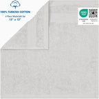Cotton Paradise 100% Cotton Turkish Washcloth Set - Image 2