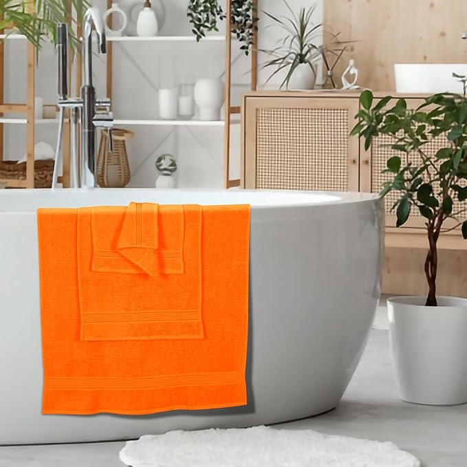 Elvana Home Ultra Soft 6 Pack Cotton Towel Set, Contains 2 Bath Towels 28x55 - Image 5