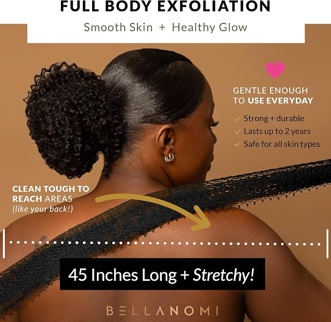 BELLANOMI African Exfoliating Net Sponge, Ethically sourced from Nigeria - Image 7