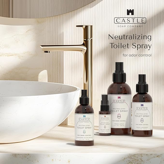 Castle Flush Therapy Neutralizing Toilet Spray | Odor Control: Mist Over the - Image 2