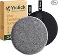 Yiclick Exfoliating Body Scrubber, Body Exfoliator Scrubber, Exfoliating Sponge by YiclickCreateBeautyforLife
