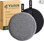 Yiclick Exfoliating Body Scrubber, Body Exfoliator Scrubber, Exfoliating Sponge by YiclickCreateBeautyforLife