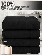 Cotton Paradise 4 Piece Turkish Bath Towels - Image 2