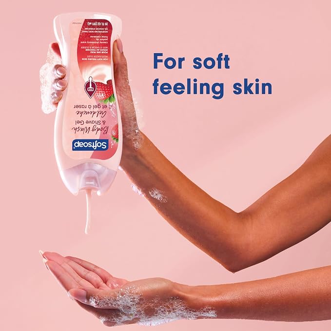 Softsoap Moisturizing Body Wash and Shave Gel, Helps Razor Glide, Creamy - Image 3