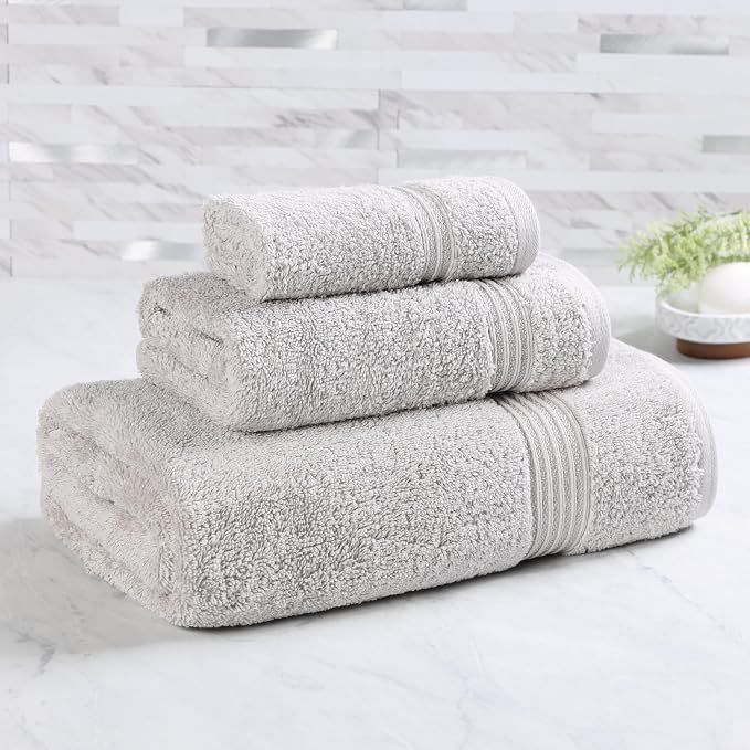 Superior Egyptian Cotton 3-Piece Towel Set, Basic Towels - Image 2