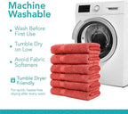 Pleasant Home Bath Towels Set of 6 100% Cotton, 515 GSM | Lightweight, Soft & - Image 5