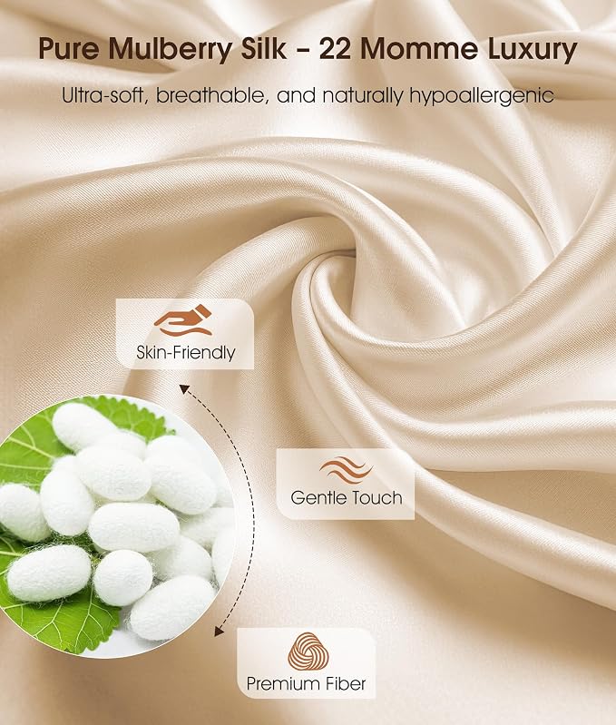 MUSICOZY 3D Silk Bluetooth Sleep Mask Headphones, Mulberry Silk Eye Mask - Image 3