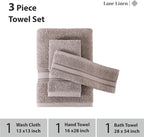 LANE LINEN Luxury Bath Towels Set - Image 3