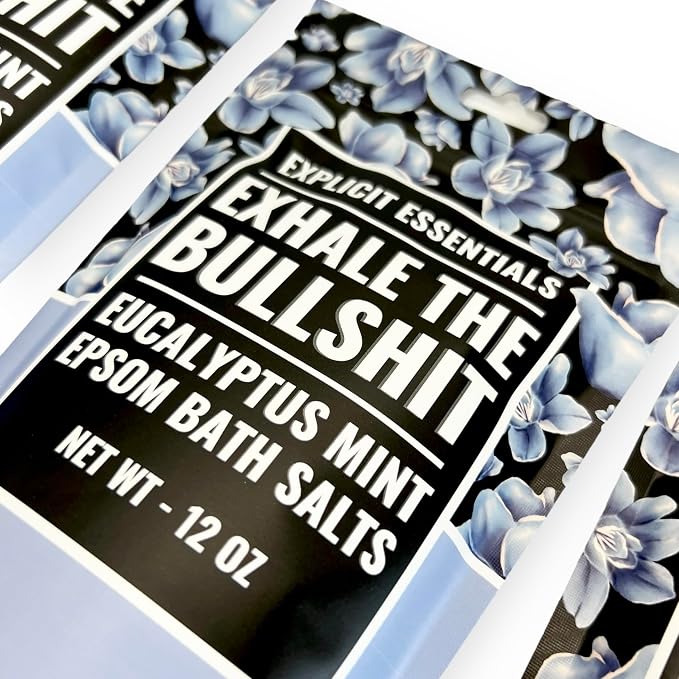 Explicit Essentials Eucalyptus Mint Epsom Bath Salts, Relaxing Aromatherapy - Image 4