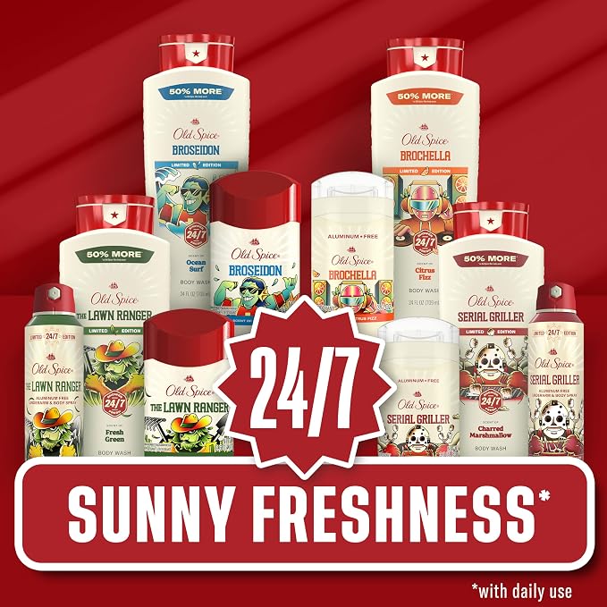 Old Spice Body Wash for Men, Summerdudes, 24/7 Shower Fresh - Image 10