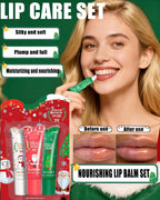 Christmas Moisturizing Lip Balm Gift Set, Non-sticky Long Lasting Clear Jelly - Image 3