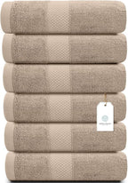 White Classic Luxury Taupe Hand Towels by WhiteClassic