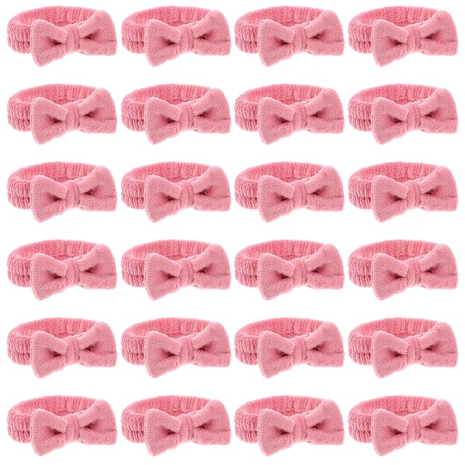 MAQUITA 24 Pcs Spa Headband for Women Facial Makeup Hair Band Bulk Skincare by MAQUITA