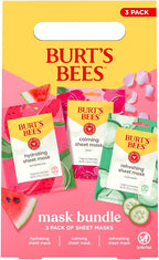 Burt's Bees Mothers Day Gifts, Face Mask Bundle Set, Hydrating Watermelon - Image 5