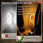 Amber Night Light Plug in, Dusk to Dawn Sensor, Automatic Nightlight, Energy - Image 5