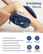 Yiclick Heavy Exfoliating Gloves, Exfoliating Body Scrubber Exfoliator - Image 3