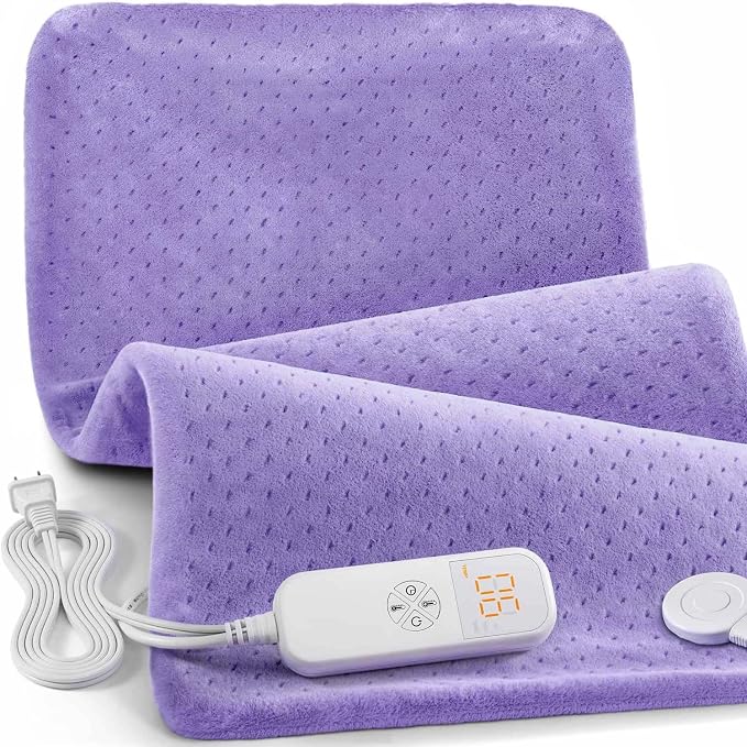 Heating Pad for Back Pain Relief, Menstrual Pain, Christmas Gifts for Women Men by Fanatato