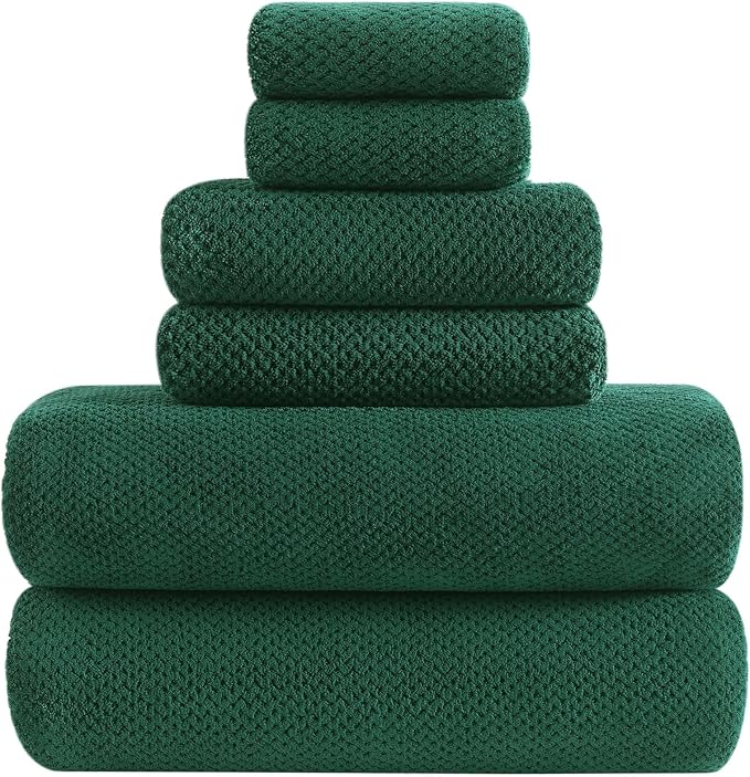 YTYC 29x59 Inch Bath Towels Set of 6 Large, Super Soft Absorbent Lint Free by YTYCTowels