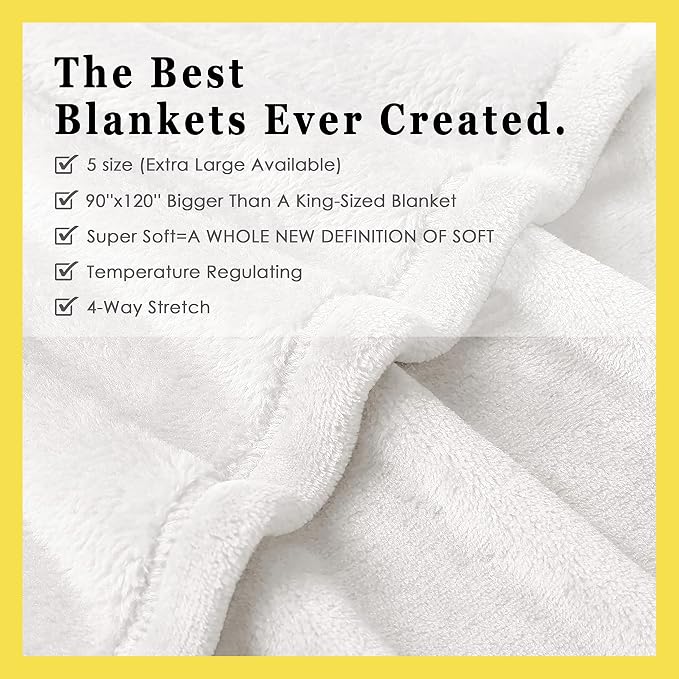 Cute Sunflower Flannel Fleece Blanket Throw Couch Microfiber Soft Cozy - Image 4