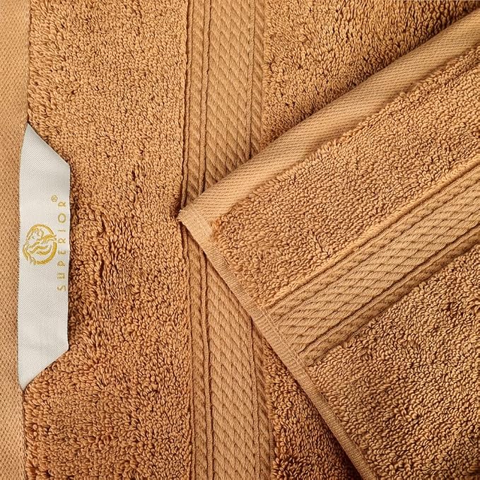 SUPERIOR Egyptian Cotton Pile 3 Piece Towel Set, Includes 1 Bath, 1 Hand - Image 6