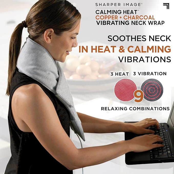 Calming Heat Neck Wrap by Sharper Image - Image 2