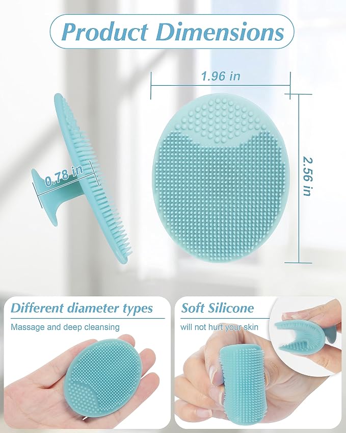 Face Scrubber, Face Cleansing Brush Blackhead Acne Pore Pad - Image 2